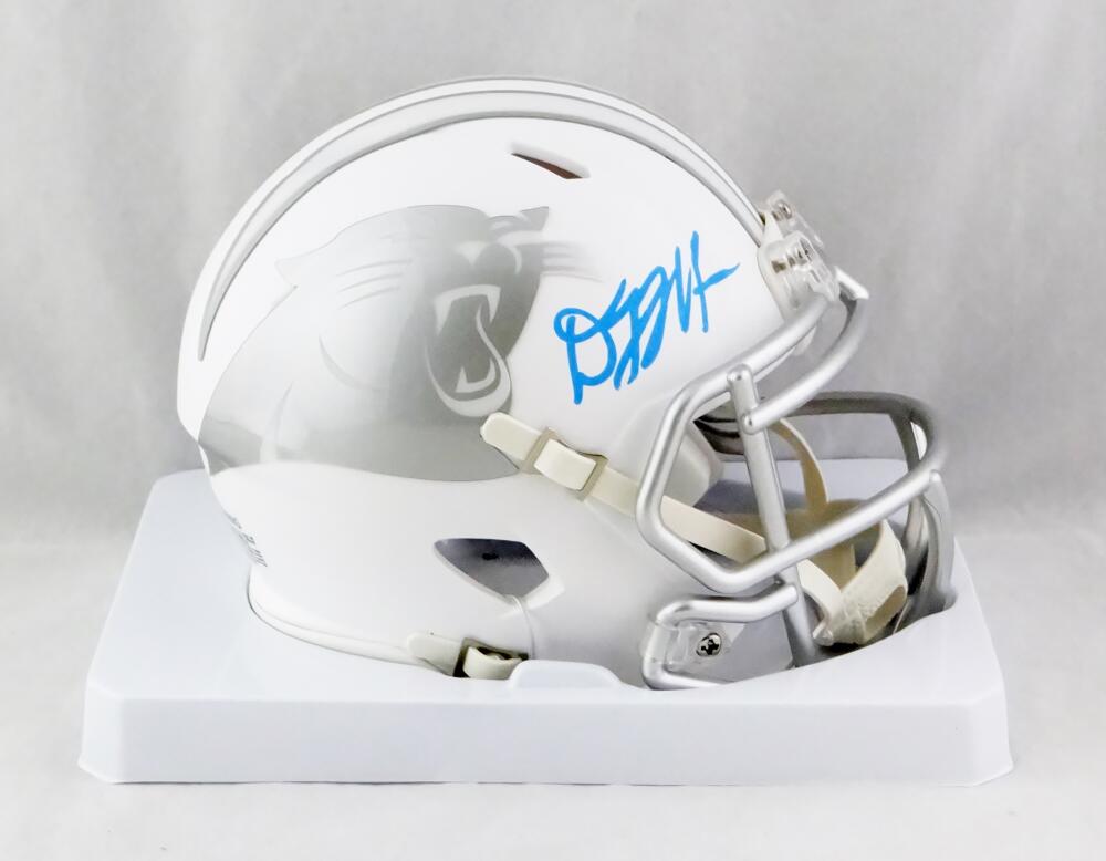 D.J. Moore Carolina Panthers Autographed Riddell Speed Mini