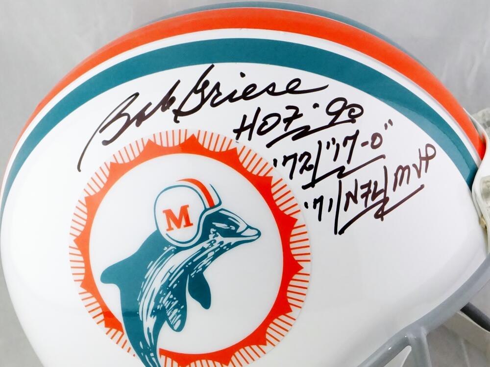 Bob Griese Autographed Miami Dolphins Football NFL Jersey JSA