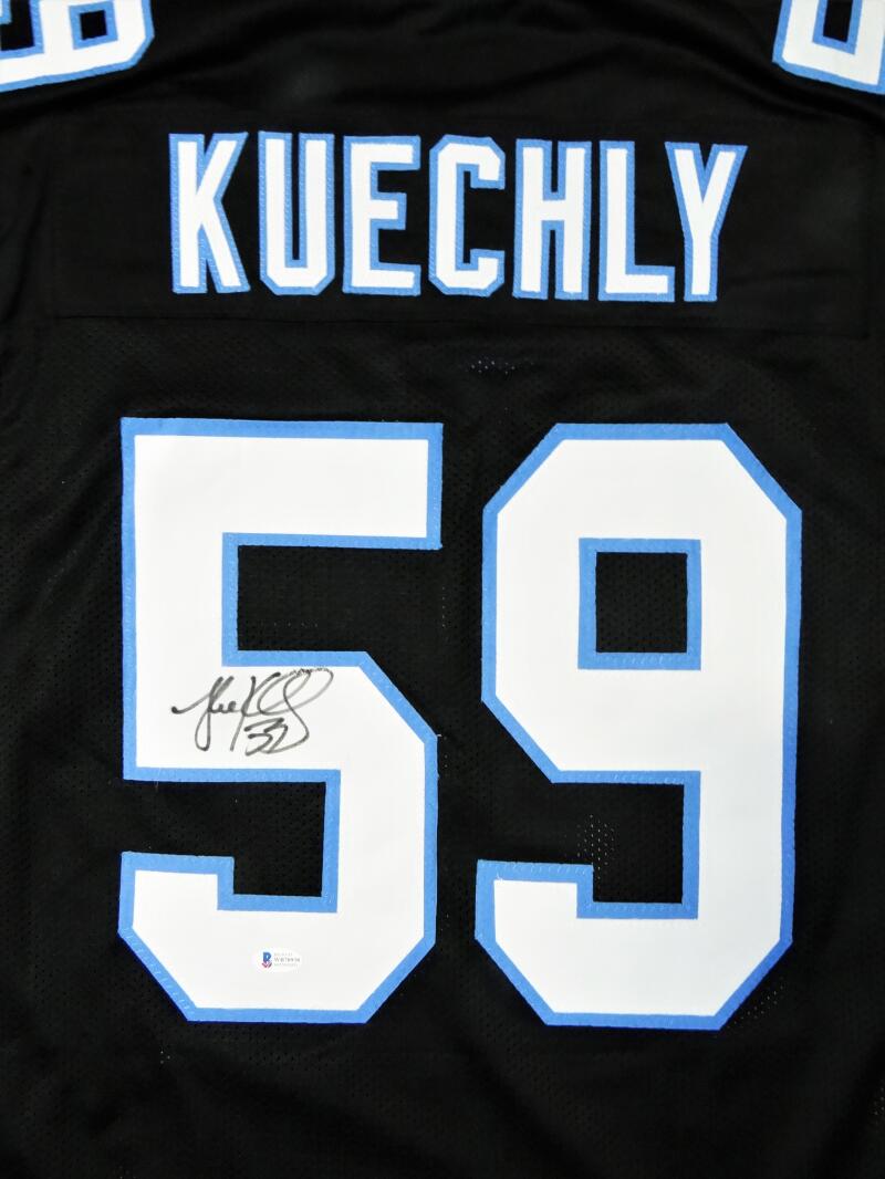 Luke Kuechly Autographed White Pro Style Jersey *5-Beckett W Hologram – The  Jersey Source