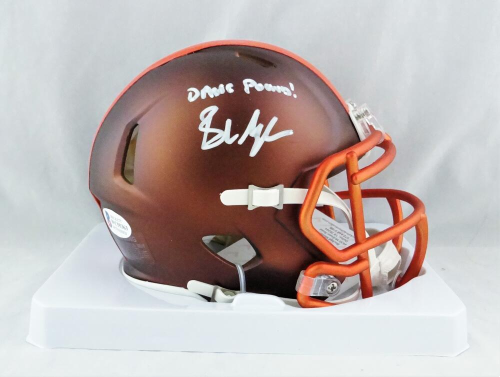 BAKER MAYFIELD Autographed Cleveland Browns Mini Speed Helmet