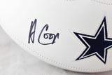 Amari Cooper Autographed Dallas Cowboys Logo Football - JSA W Auth *Black