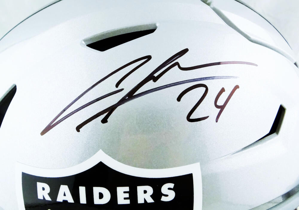 Charles Woodson Autographed Riddell Authentic Speed Flex Full Size Raiders  Helmet