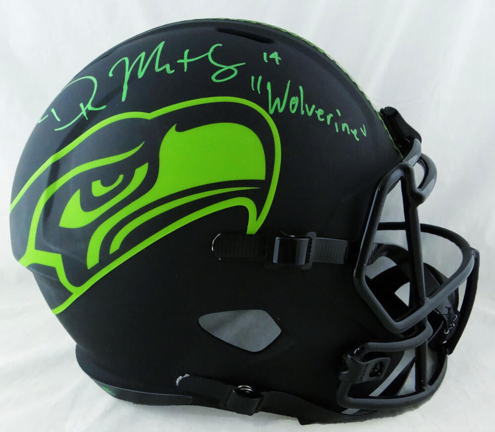 Dk metcalf hot sale autographed helmet