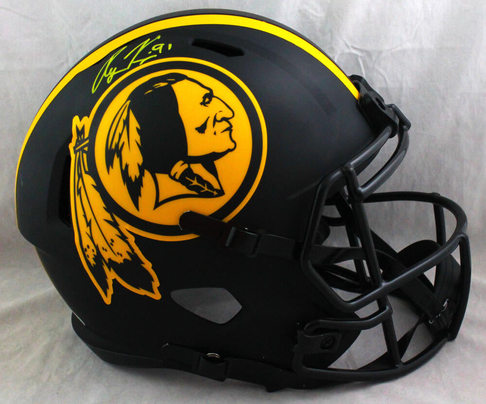 Ryan Kerrigan Autographed Washington Redskins F/S Eclipse Speed Helmet –  The Jersey Source