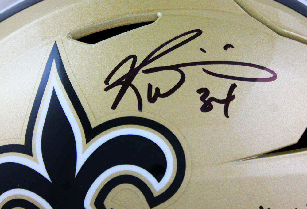 Ricky Williams New Orleans Saints Signed NO Saints Eclipse Mini