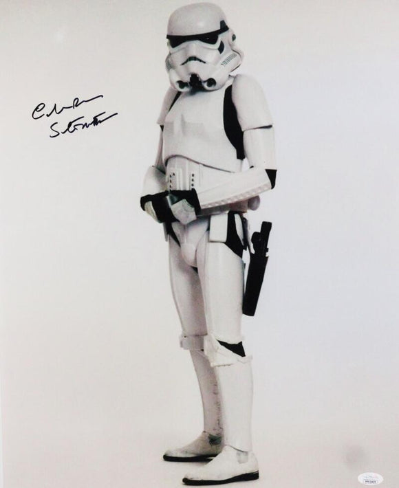 Chris Bunn Autographed Sideways Full Body 16x20 Photo w/ Stormtrooper - JSA Auth *Black