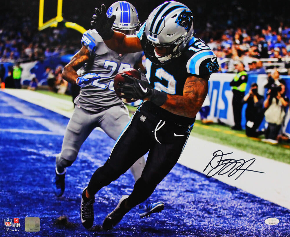 DJ Moore Carolina Panthers Signed Autograph Custom Jersey Blue