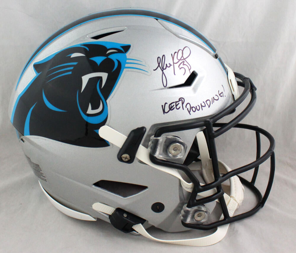 Carolina Panthers Helmet Riddell Authentic Full Size SpeedFlex Style