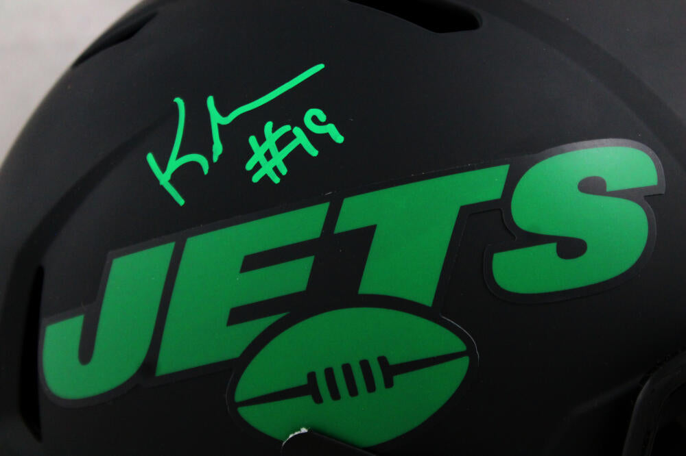 Keyshawn Johnson Autographed New York Jets Eclipse Mini