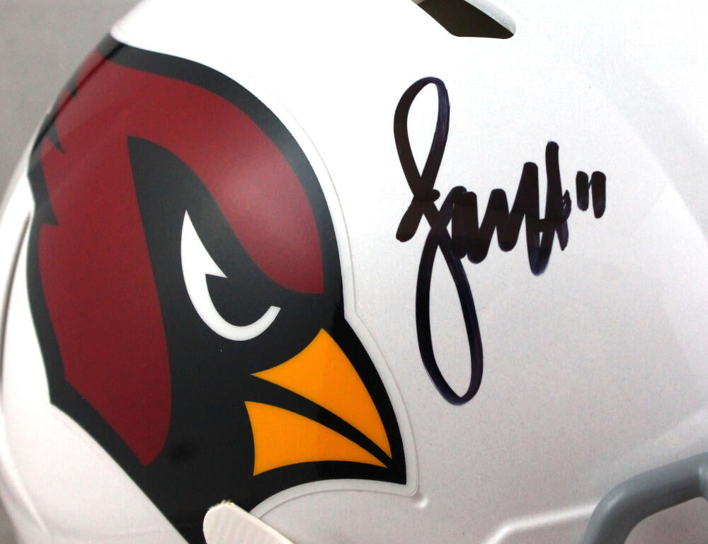 Larry Fitzgerald Arizona Cardinals Autographed Riddell Replica Helmet