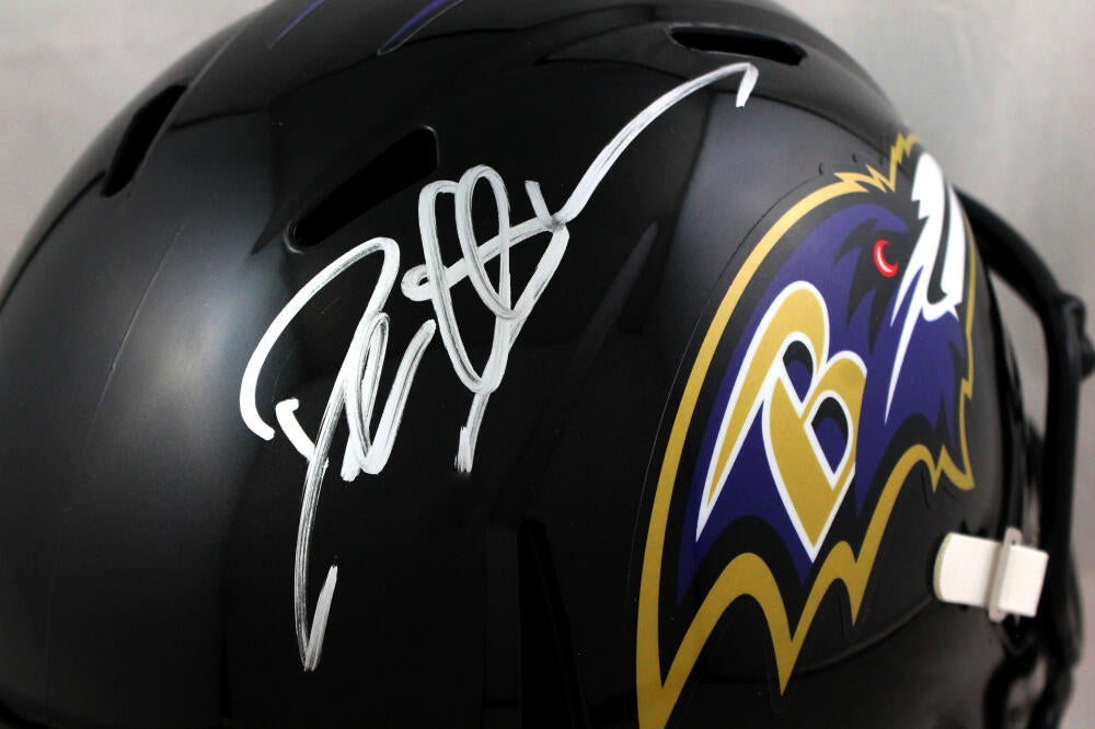 Deion Sanders Autographed Baltimore Ravens F/S Flash Speed Helmet