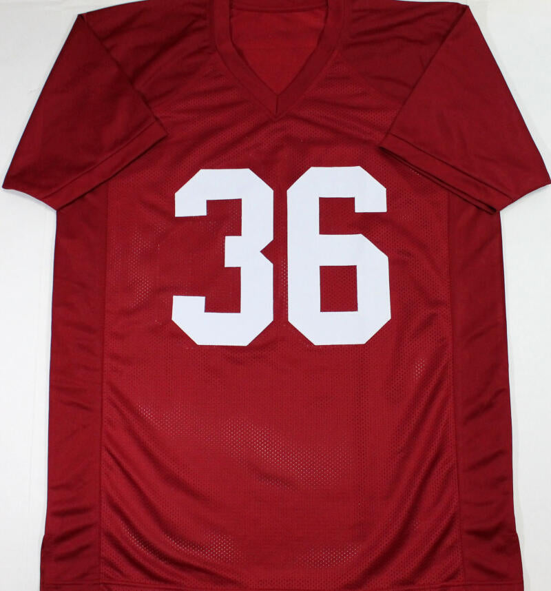 DANTE HALL SIGNED CUSTOM MAROON COLLEDGE STYLE AUTOGRAPHED JERSEY