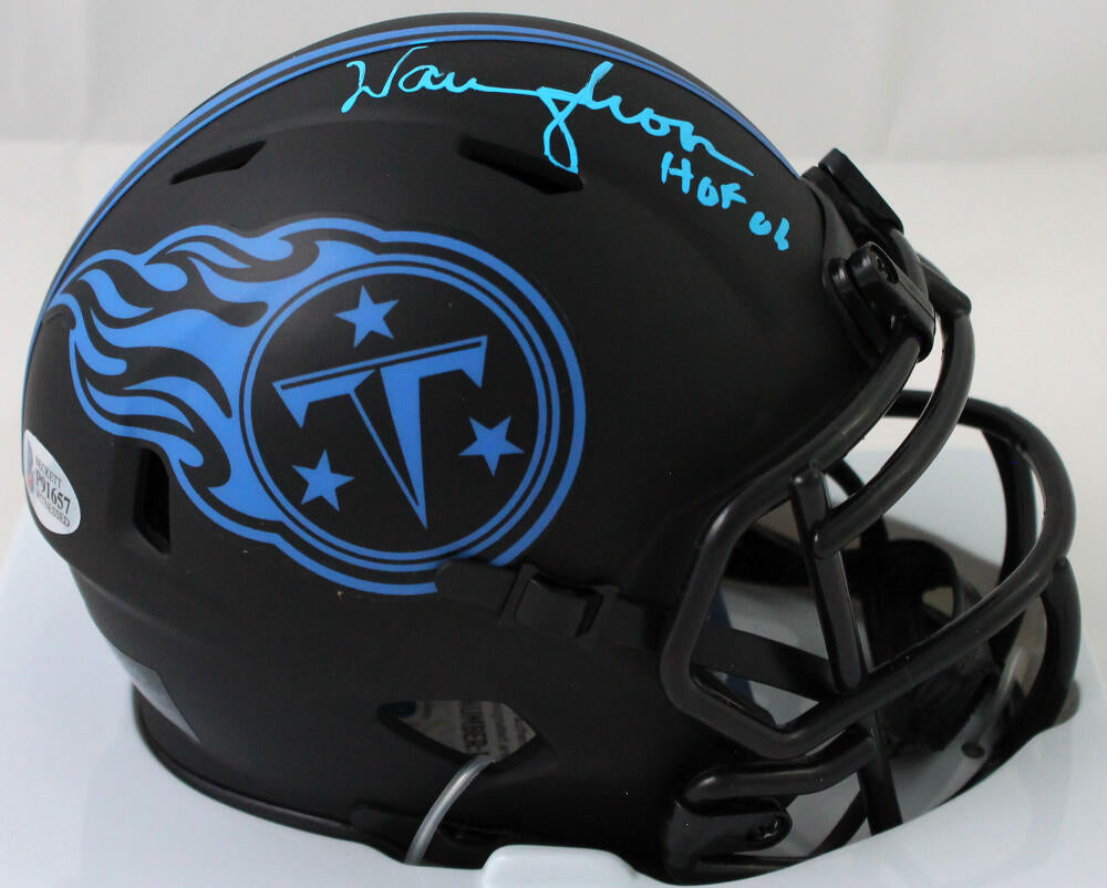 Warren Moon Autographed Houston Texans Mini Helmet w/HOF - Beckett W A –  The Jersey Source