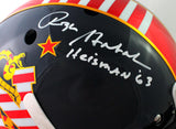 Roger Staubach Signed Navy F/S DTOM ProLine Helmet w/ Heisman - Beckett Auth *White