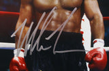 Mike Tyson Autographed 8x10 In Ring Photo - JSA W Auth *Silver