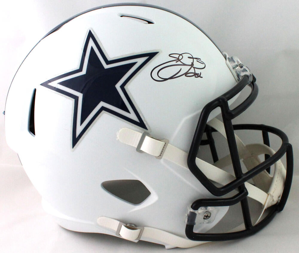 Emmitt Smith Dallas Cowboys Autographed Riddell Speed Mini Helmet