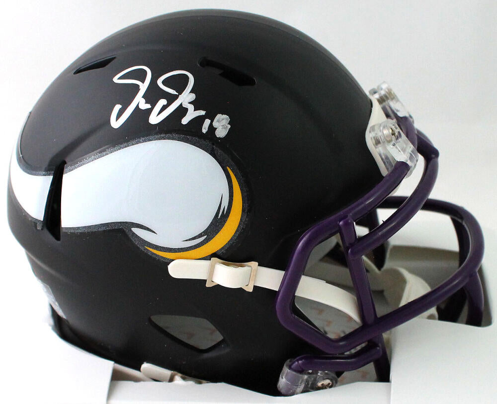 Justin Jefferson Autographed Mini Helmet (White) – Minnesota Awesome