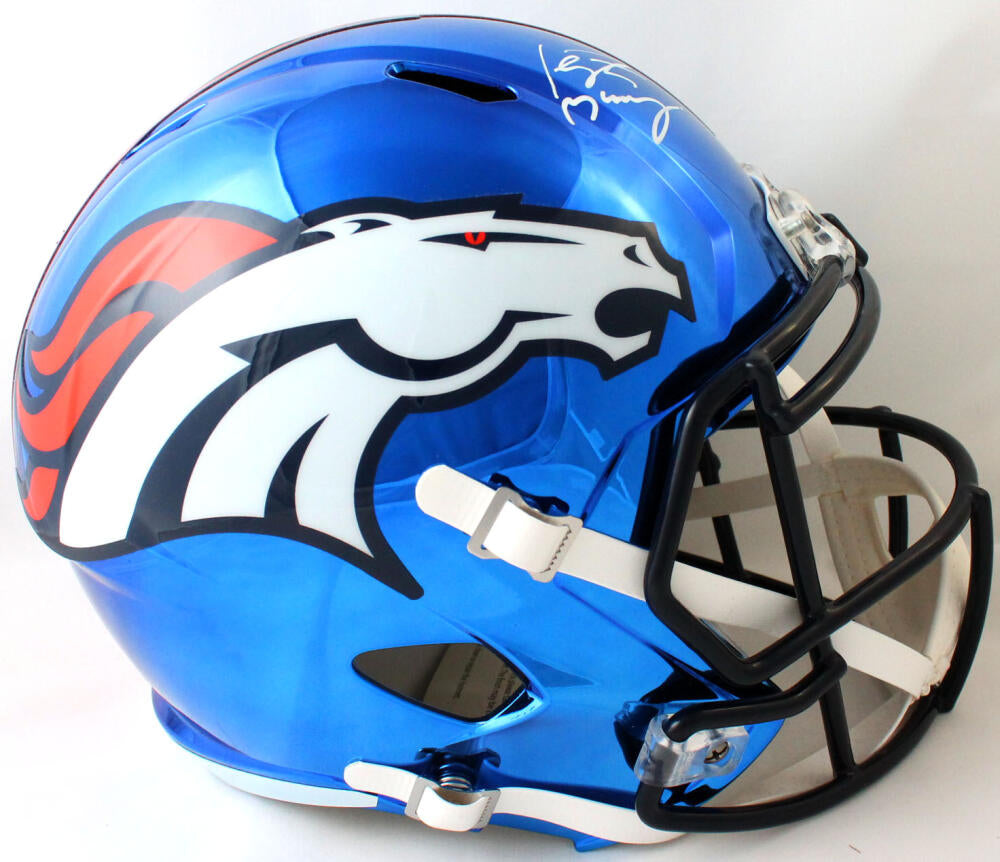 : Peyton Manning Denver Broncos Signed Autograph CHROME