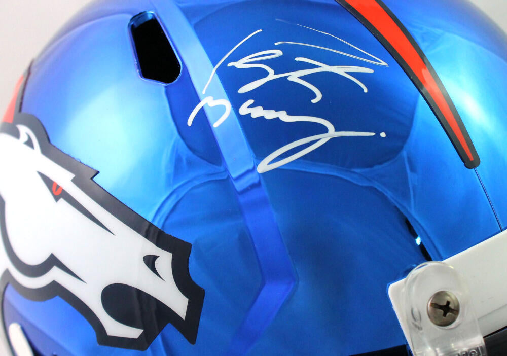 : Peyton Manning Denver Broncos Signed Autograph CHROME