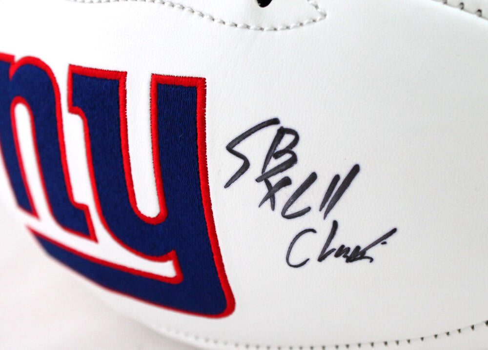 JEREMY SHOCKEY AUTOGRAPHED NEW YORK GIANTS W