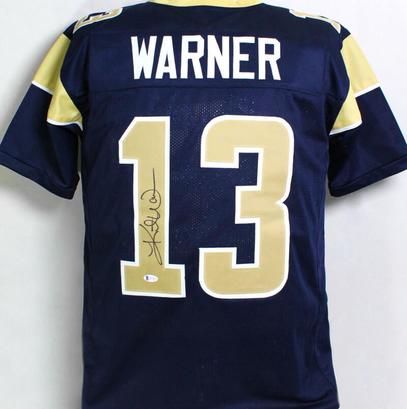 Kurt Warner Arizona Cardinals St Louis Rams signed football Proof Beckett  COA autographed - Coast to Coast Collectibles Memorabilia -  #sports_memorabilia# - #entertainment_memorabilia#