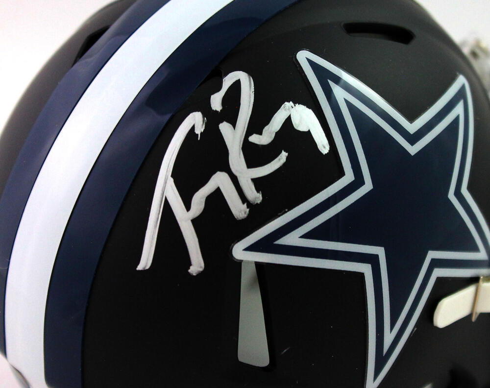 Tony Romo Autographed Dallas Cowboys Flat White Authentic Full