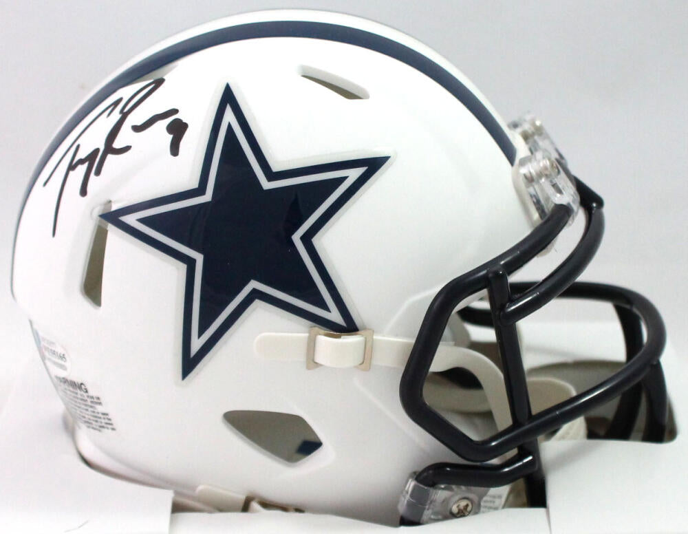 Tony Romo Autographed Dallas Cowboys Full Size Chrome Speed Replica Helmet  JSA - Got Memorabilia