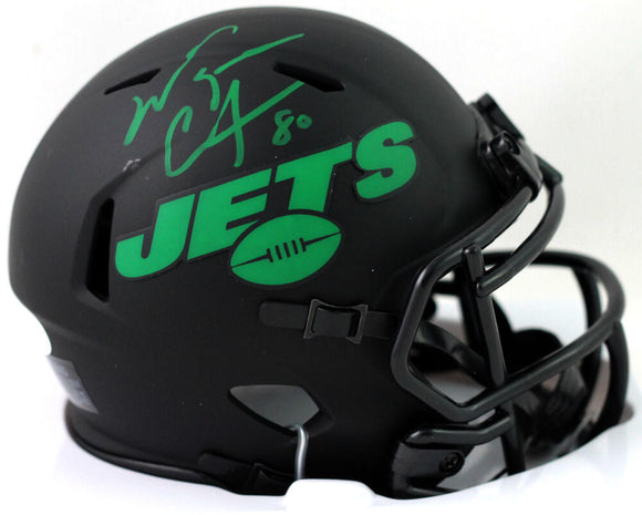 Wayne Chrebet Autographed New York Jets Eclipse Mini Helmet - JSA W Auth *Green
