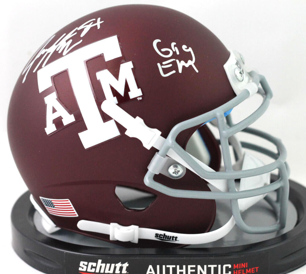 Texas A&M Aggies Riddell Speed Mini Helmet – Green