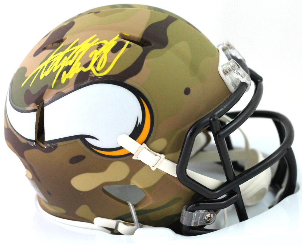 TJ Watt Autographed Pittsburgh Steelers F/S Camo Speed Helmet-Beckett – The  Jersey Source