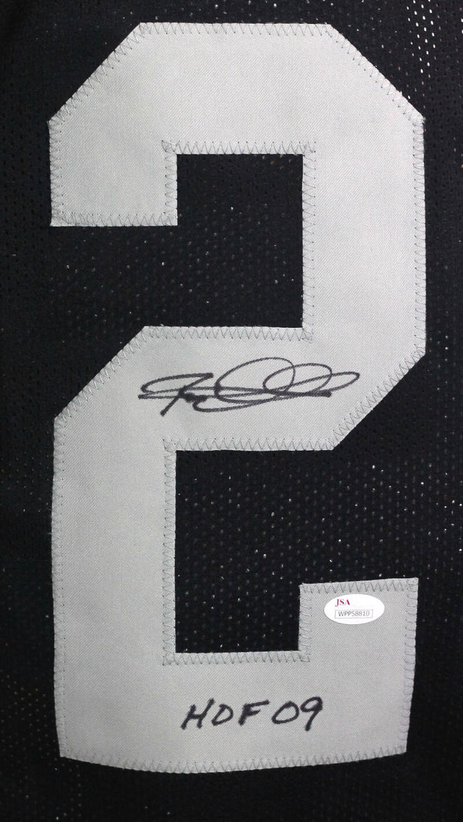 Rod Woodson Autographed White Pro Style Jersey w/HOF- JSA Witness