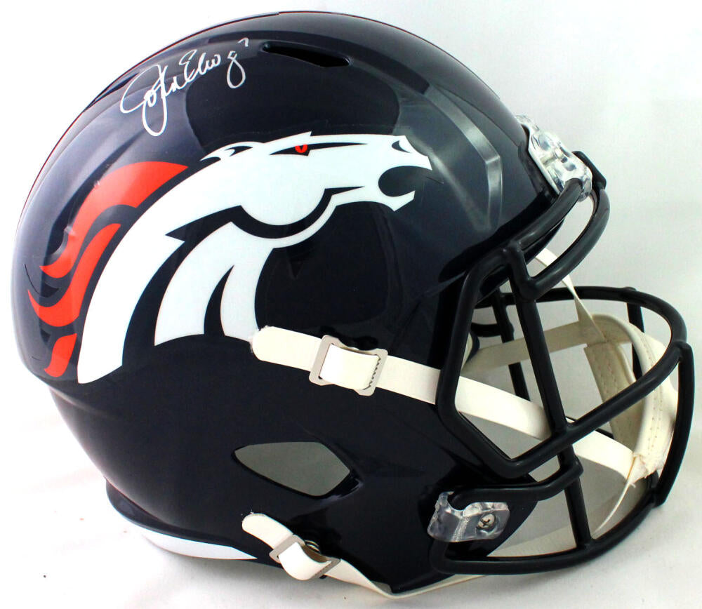 John Elway Signed Denver Broncos Authentic Lunar Speed Flex