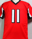 Julio Jones Autographed 2019 Red Pro Style Jersey - Beckett W Auth *R1