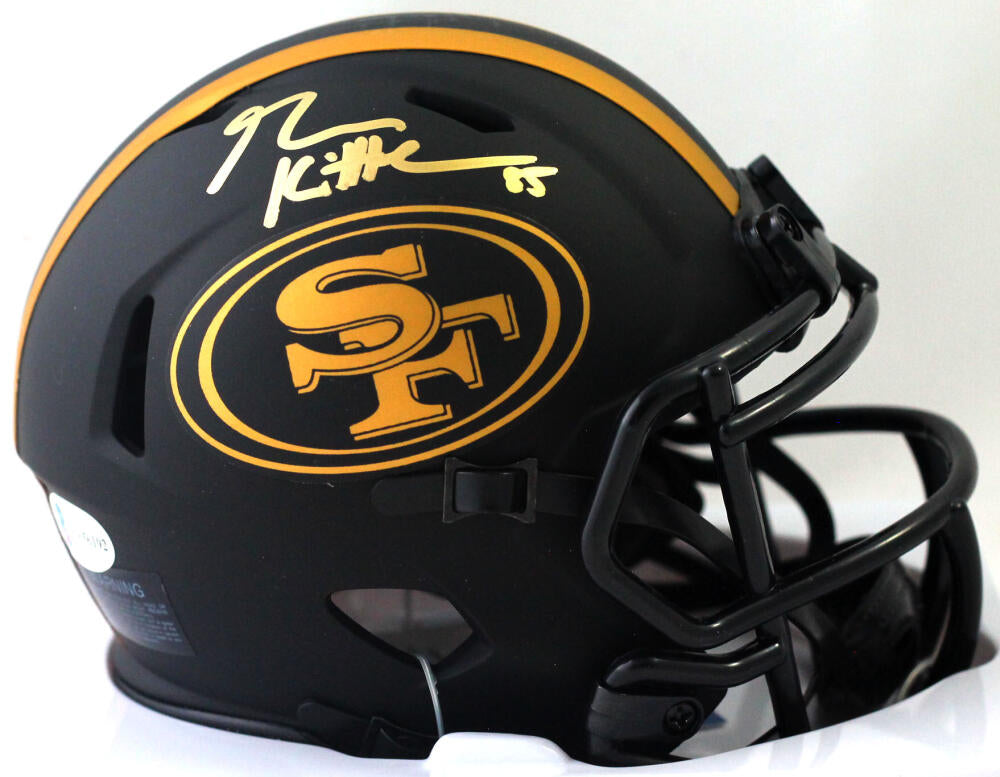 George Kittle San Francisco 49ers Autographed Riddell Speed Mini Helmet