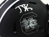 Javon Kinlaw Autographed South Carolina Gamecocks Eclipse Mini Helmet - Beckett W Auth *Silver