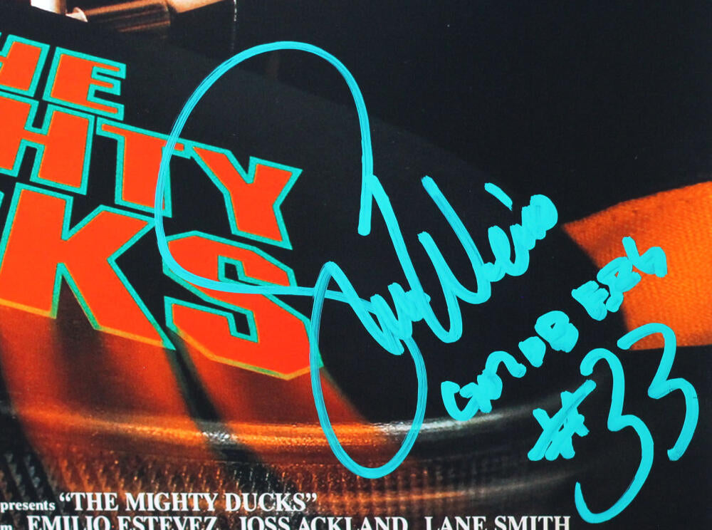 SHAUN WEISS signed (MIGHTY DUCKS) Movie 12X18 photo *Goldberg* BECKETT BAS  #2