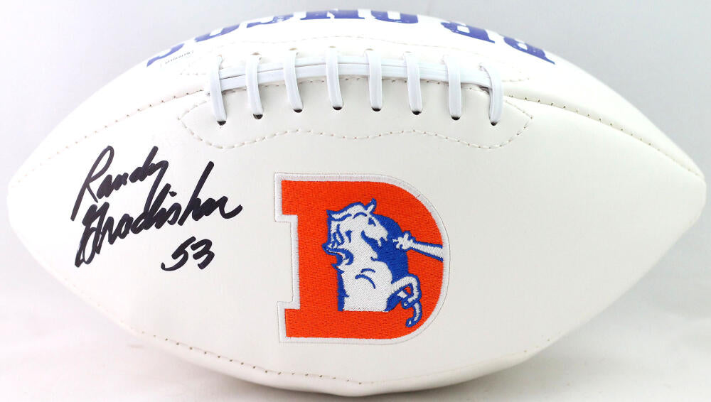 Randy Gradishar Autographed Denver Broncos Logo Football - JSA W