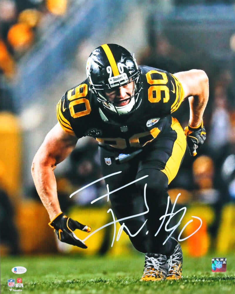 T.J. Watt Pittsburgh Steelers Fanatics Authentic Autographed White