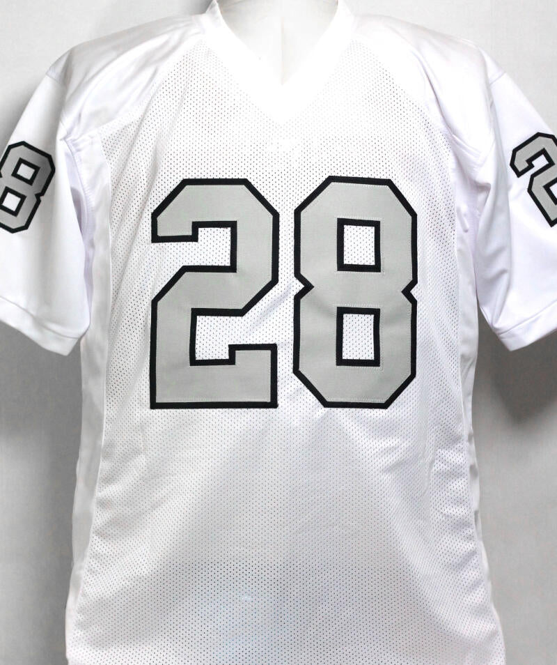 Josh Jacobs Autographed White Color Rush Pro Style Jersey