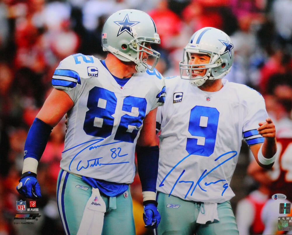 Tony Romo & Jason Witten Autographed Helmet