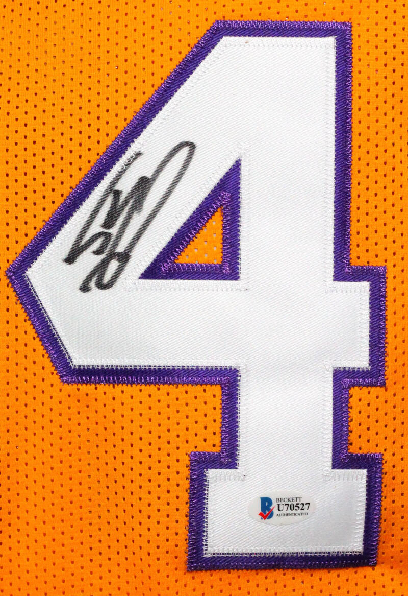 Shaquille O'Neal Autographed White Los Angeles Jersey - Beckett W