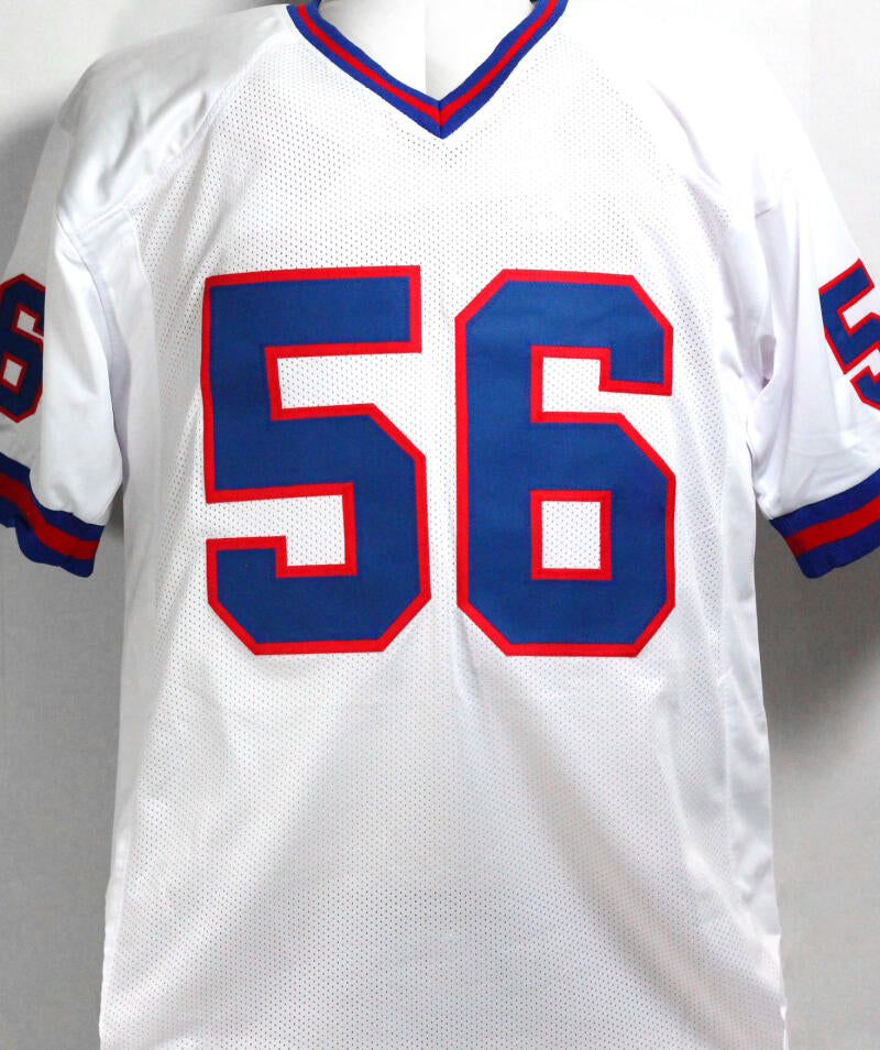 The Jersey Source Lawrence Taylor Autographed White Pro Style Jersey w/HOF- Beckett W *Silver *5