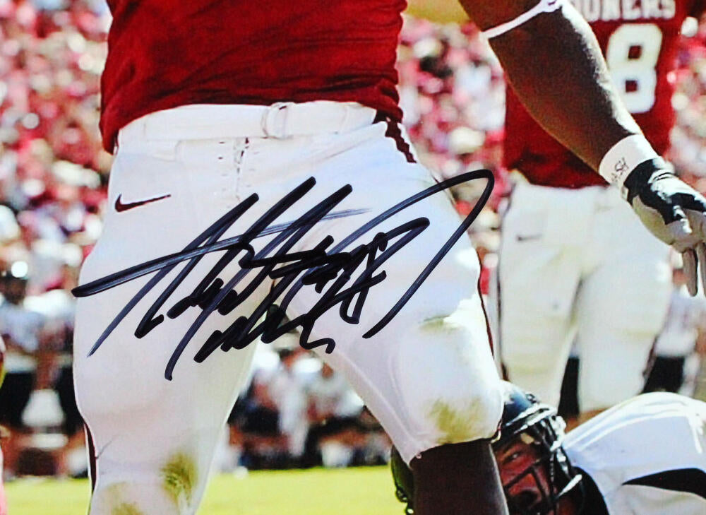 Adrian Peterson Autographed Oklahoma Sooners 16x20 HM Photo TD vs