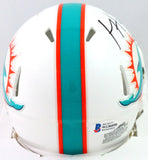 Xavien Howard Autographed Miami Dolphins Speed Mini Helmet - Beckett Witness *Black