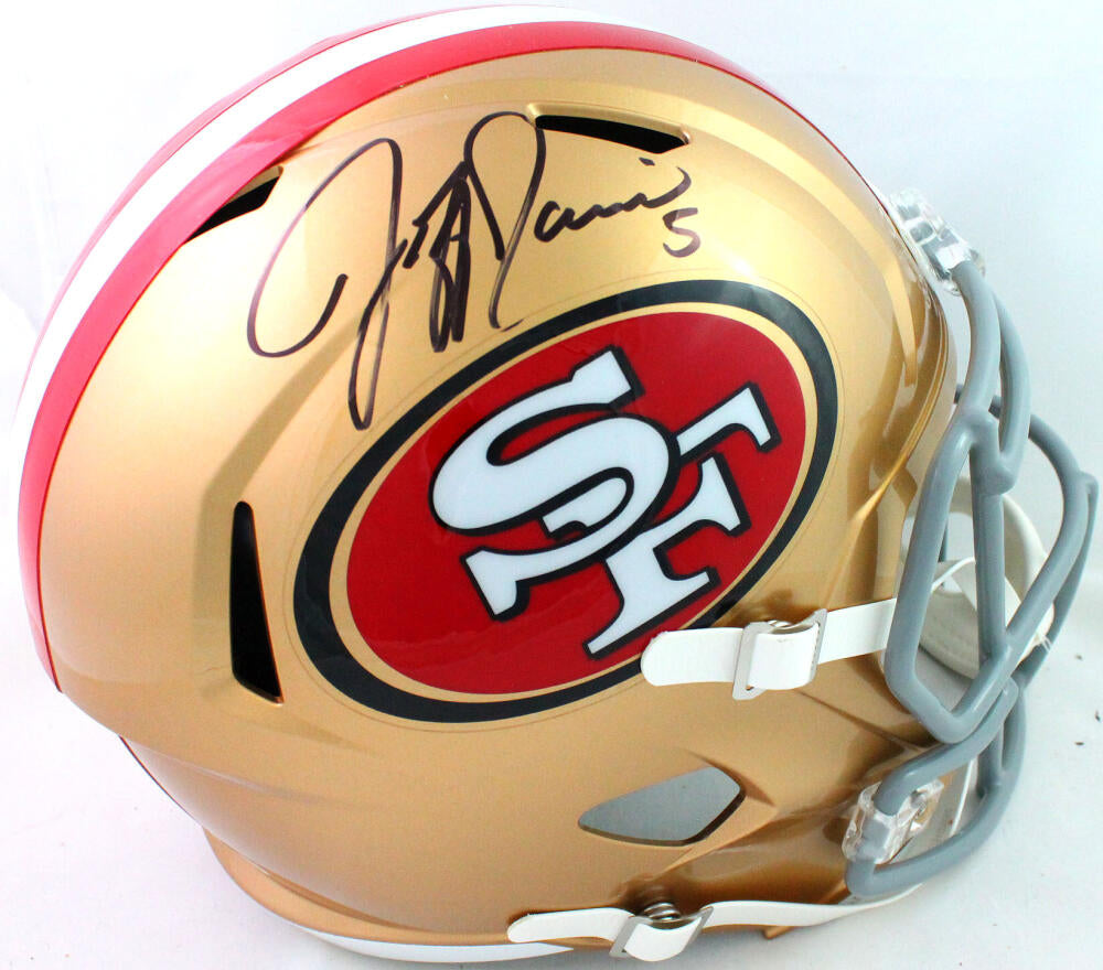 : Jeff Garcia Autographed San Francisco Red Football