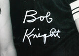 Bob Knight Autographed Indiana 16x20 with Coach K Photo- JSA W *White
