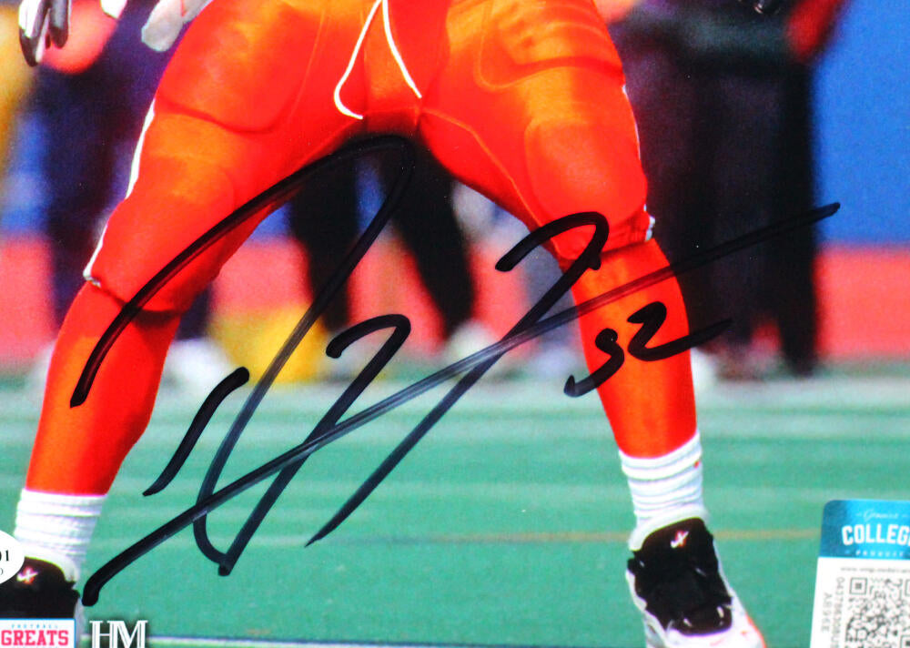 Ray Lewis Autographed Miami Hurricanes 8x10 Close Up Photo- Beckett W – The  Jersey Source