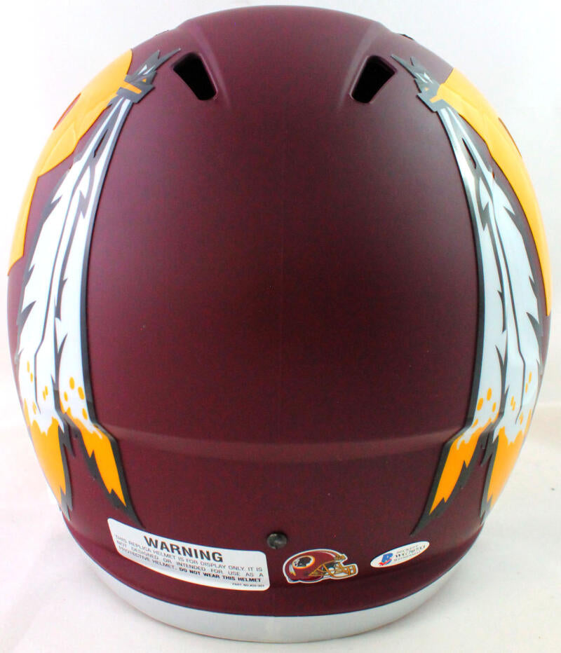 John Riggins Autographed Washington Full Size Amp Speed Helmet