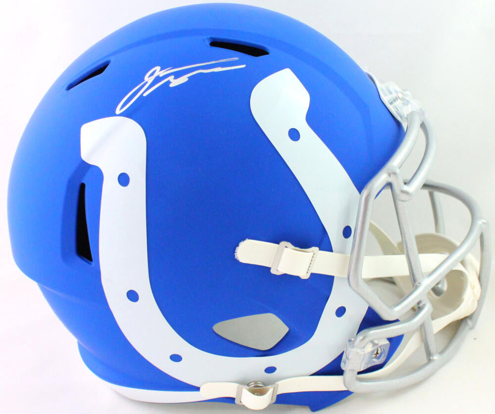 Jonathan Taylor Autographed Indianapolis Colts AMP Speed F/S Helmet- F –  The Jersey Source