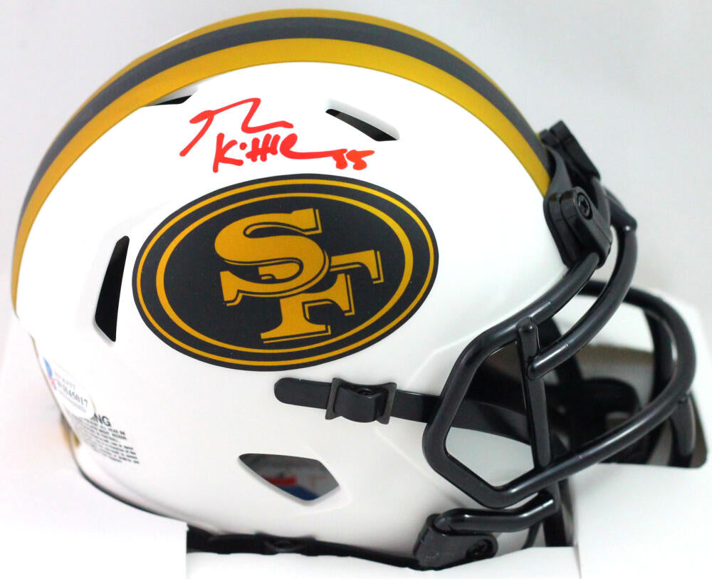 George Kittle Autographed 49ers Flash Alternate Speed Helmet –